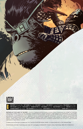 Read Planet of the Apes (Specials)  5 Page 3 in English