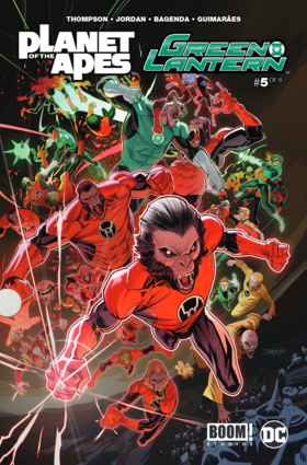Read Planet of the Apes/Green Lantern  5 Page 1 in English