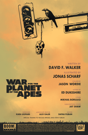 Read War for the Planet of the Apes  2 Page 2 in English