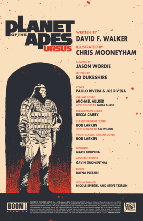 Read Planet of the Apes: Ursus  1 Page 2 in English