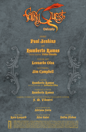 Read Fairy Quest: Outcasts  1 Page 2 in English