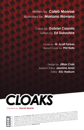 Read Cloaks  1 Page 2 in English