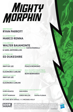 Read Mighty Morphin  6 Page 2 in English