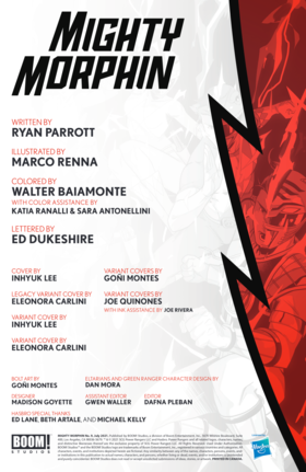 Read Mighty Morphin  9 Page 2 in English