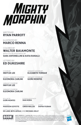 Read Mighty Morphin  11 Page 2 in English