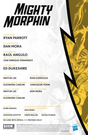 Read Mighty Morphin  10 Page 2 in English