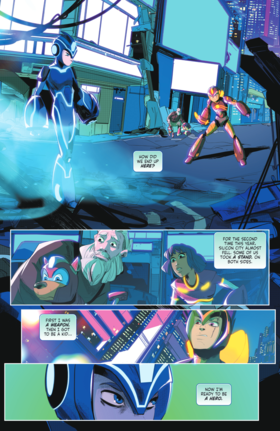 Read Mega Man: Fully Charged  6 Page 3 in English