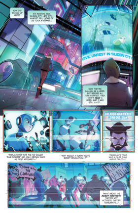 Read Mega Man: Fully Charged  1 Page 3 in English