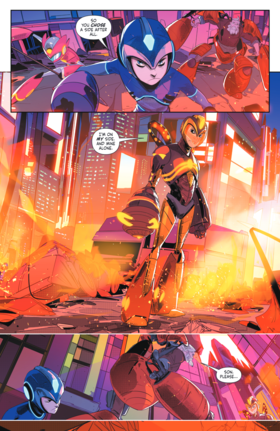 Read Mega Man: Fully Charged  5 Page 3 in English