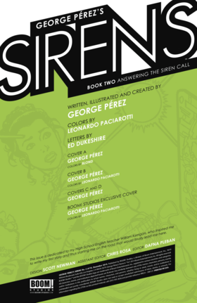 Read George Perez's Sirens  2 Page 2 in English