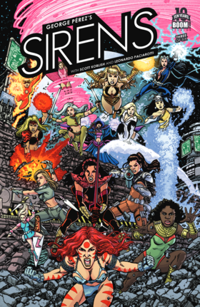 Read George Perez's Sirens  3 Page 1 in English