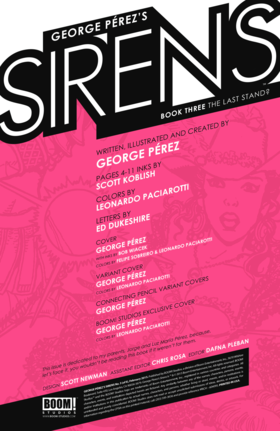 Read George Perez's Sirens  3 Page 2 in English