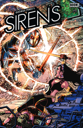 Read George Perez's Sirens  5 Page 1 in English