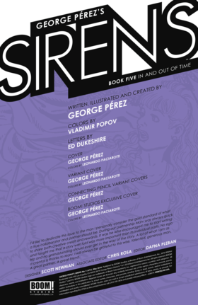 Read George Perez's Sirens  5 Page 2 in English