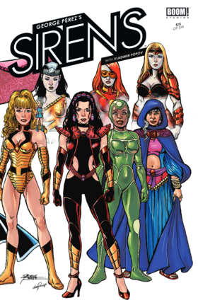 Read George Perez's Sirens  6 Page 1 in English