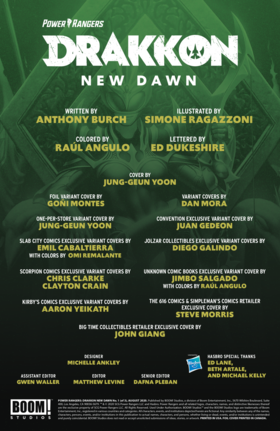 Read Power Rangers: Drakkon New Dawn  1 Page 2 in English