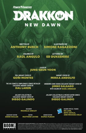 Read Power Rangers: Drakkon New Dawn  2 Page 2 in English