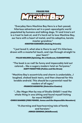 Read Everyday Hero Machine Boy  1 Page 3 in English