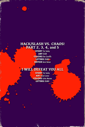 Read Hack/Slash: Deluxe Crossovers  1 Page 5 in English