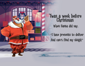 Read Auston the Sidecar Dog Saves Christmas  1 Page 2 in English