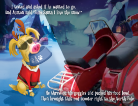 Read Auston the Sidecar Dog Saves Christmas  1 Page 6 in English