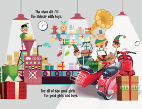 Read Auston the Sidecar Dog Saves Christmas  1 Page 7 in English