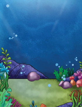 Read Lark the Shark and Wonda the Whale  1 Page 2 in English