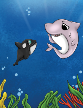 Read Lark the Shark and Wonda the Whale  1 Page 9 in English