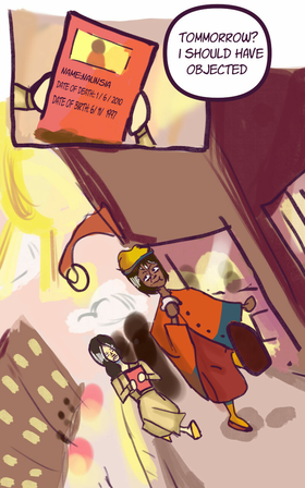 Read the reaper is laready dead  14 Page 10 in English