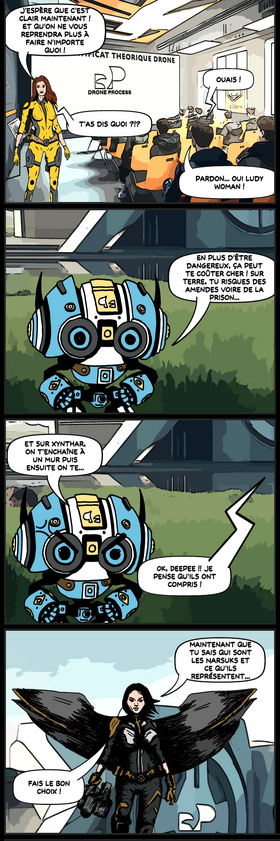 Read Hors Série : Drone Heroes - Mais au fait... Qui sont les Narsuks ? Ou comment devenir un mauvais...  1 Page 5 in French