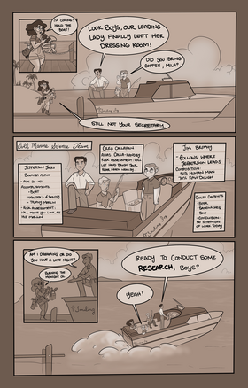 Read Creature From The Lagoon of Love  1 Page 3 in English