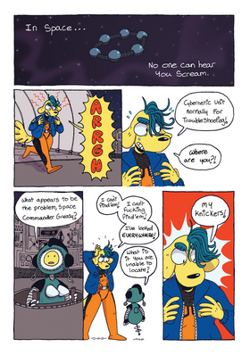 Read Deep Space Canine by Comic Book Slumber Party  1 Page 8 in English