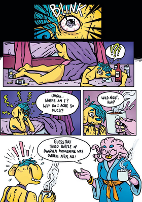 Read Escape From Bitch Mountain by Comic Book Slumber Party  1 Page 8 in English