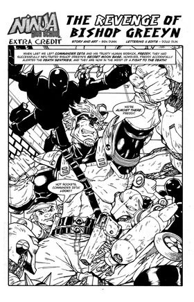 Read NINJAS vs ALIENS  1 Page 2 in English