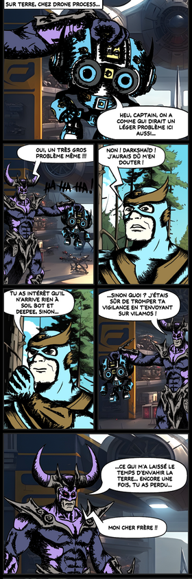 Read #5: DRONE HEROES - Le Mystere De Vilamos  1 Page 7 in French