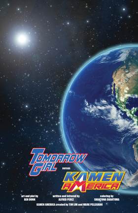 Read Tomorrow Girl Vs. Kamen America  1 Page 5 in English