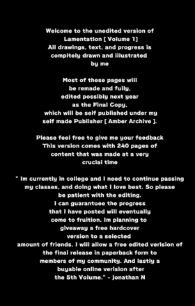 Read Lamentation Volume 1 (Unedited)  1 Page 2 in English
