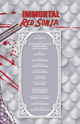 Read Immortal Red Sonja  1 Page 4 in English