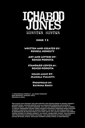 Read Ichabod Jones: Monster Hunter  12 Page 2 in English