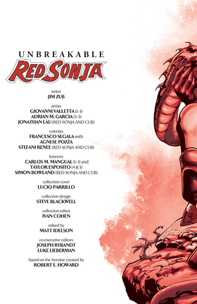 Read Unbreakable Red Sonja  1 Page 3 in English