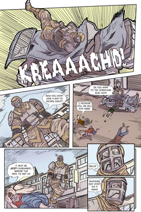 Read ENTRHUMANOS  5 Page 6 in English