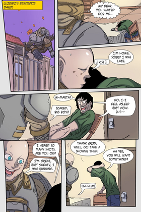 Read ENTRHUMANOS  5 Page 7 in English