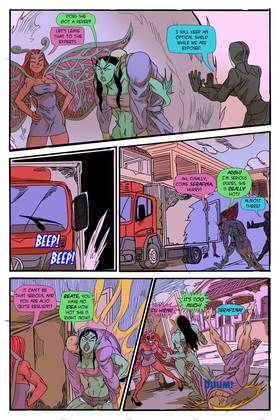 Read ENTRHUMANOS  6 Page 3 in English
