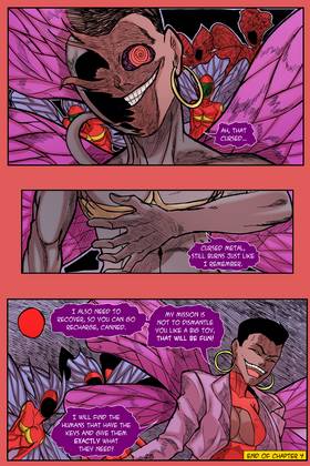 Read ENTRHUMANOS  12 Page 10 in English