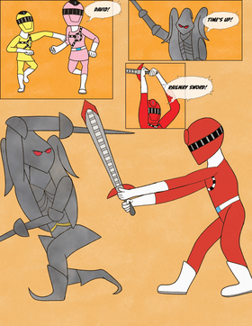 Read Power Rangers Rail Squad  2 Page 9 in English