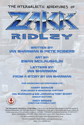 Read The Intergalactic Adventures of Zakk Ridley  1 Page 3 in English