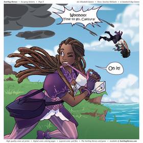 Read Swirling Heroes  8 Page 1 in English
