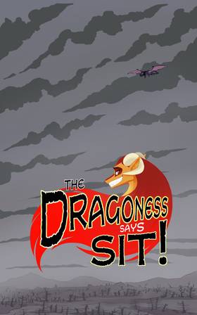 Cover image for The Dragoness Says Sit!