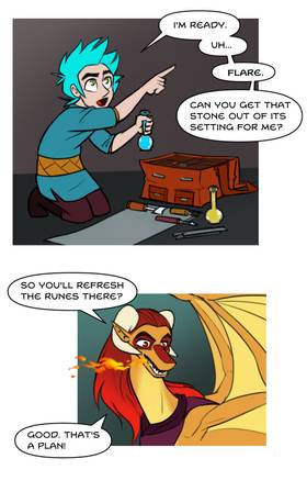 Read The Dragoness Says Sit!  25 Page 3 in English