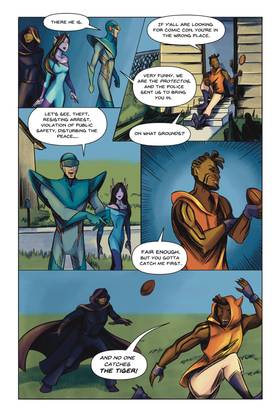 Read Black Shadow and the Protectors  2 Page 9 in English